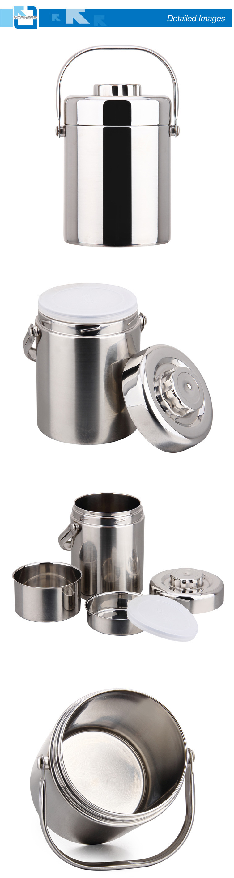 304 Stainless Steel Hot Preservation Pot Food Bento Lunch Box