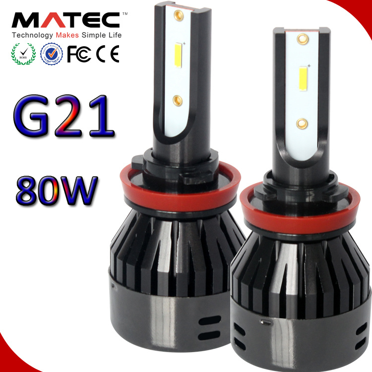 Super Bright H3 24W 2400lm Headlamp Kit Lights Beam Bulbs 6000k LED Headlight High Power