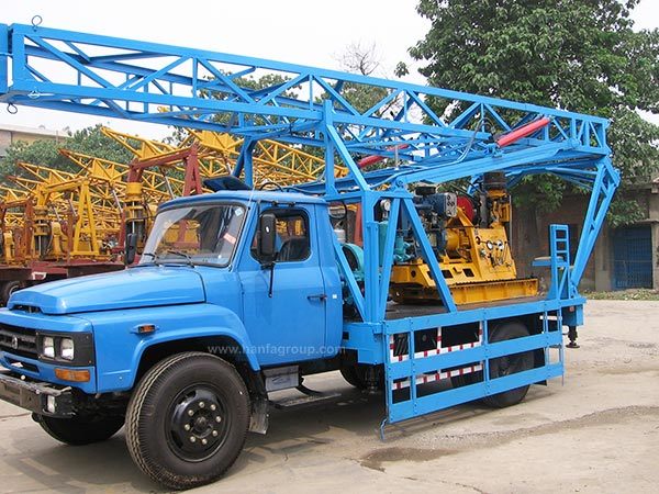 Portable Truck Mounted Borehole Water Well Drilling Rig for Sale
