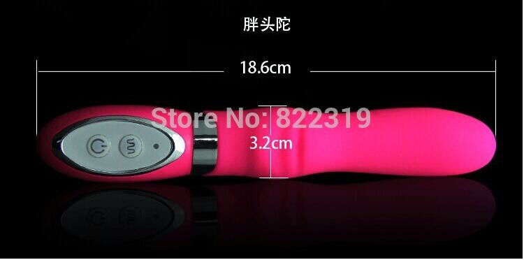 2016 High Quality 10 Speeds Waterproof Silicone G Spot Vibrators for Women Dildo Vibrate Stick Sex Toy Zd0118