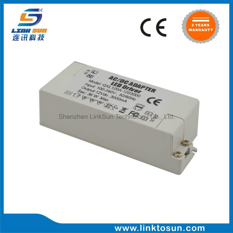 High Quality 12V 3A 36W Constant Voltage LED Power Supply