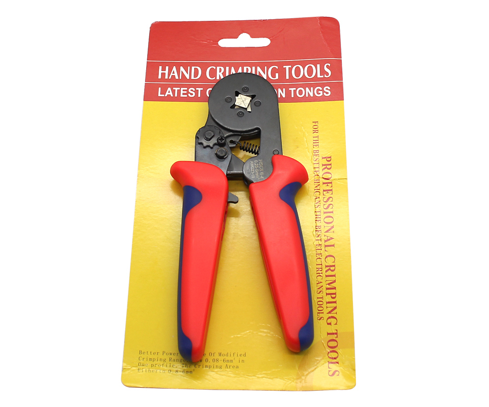 Hsc8 6-4 Mini-Type Self-Adjustable Crimping Plier, 0.25-6.0mm2 (24-10 AWG) Terminals Crimping Tools Crimper