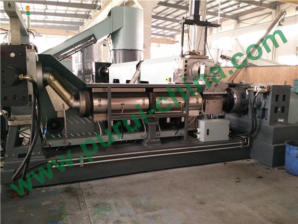 Two Stages Plastic Recycling Extruder for PP Woven Sacks