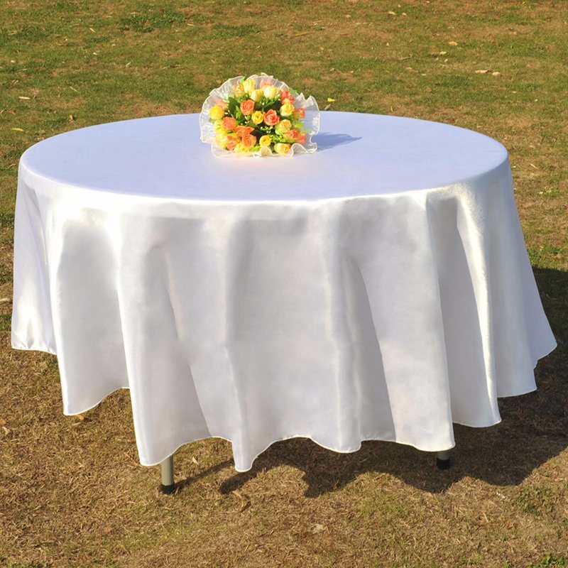 Restaurant Hotel Used Table Linen 100% Polyester Anti-Wrinkle Table Cloth