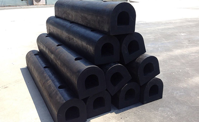 Marine D Type Rubber Fenders Cylindrical Boat Fender Dock Fenders with Competitive Price