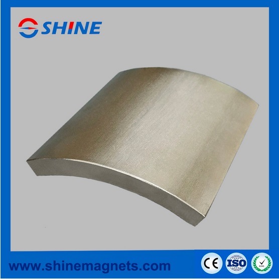 Rare Earth Sintered NdFeB Motor Magnet Segment Arc Shaped