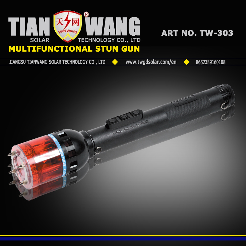 Non Lethal High Power Alarm Rechargeable Stun Guns (TW-303)