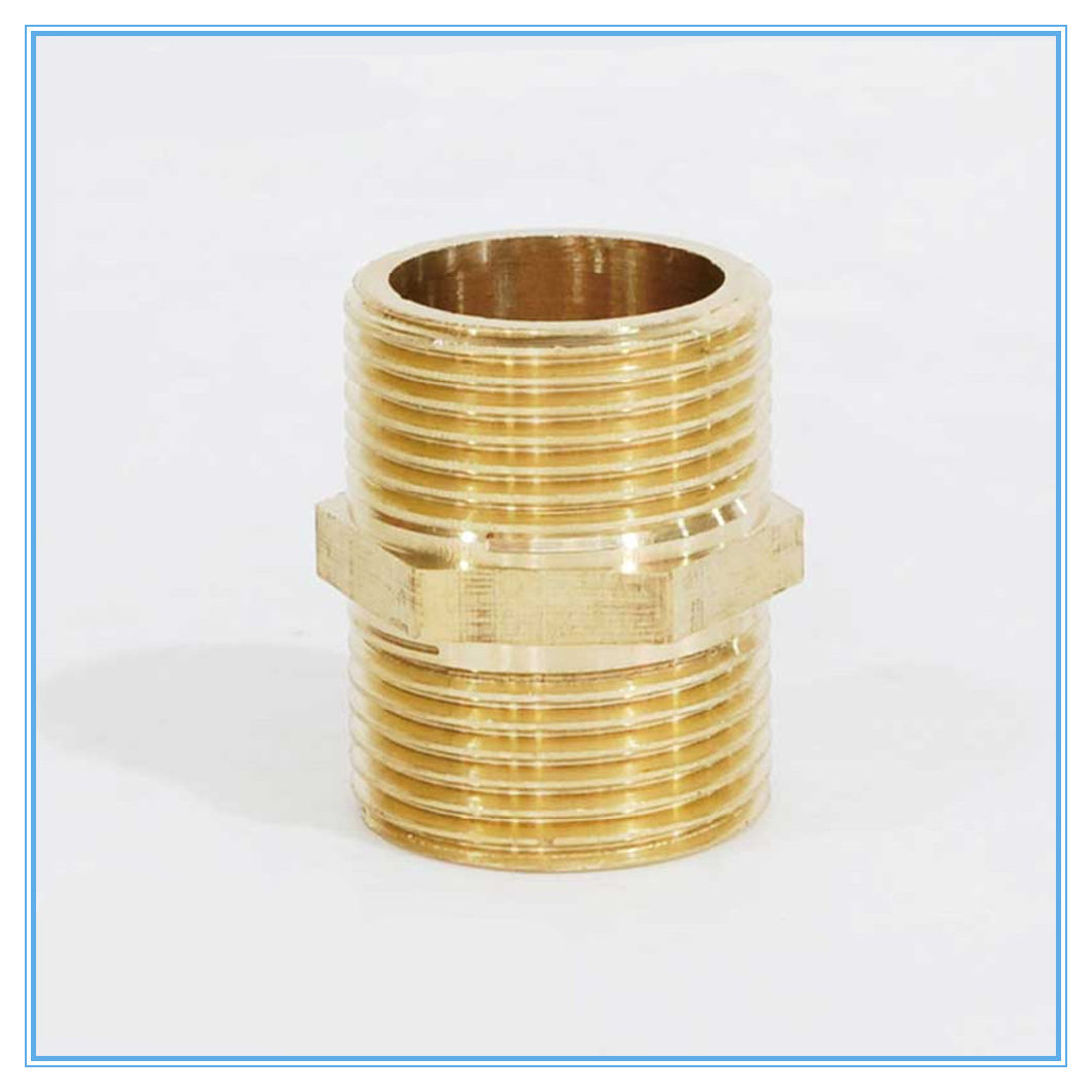 Brass Pipe Hex Nipple Fitting Quick Adapter 1/8