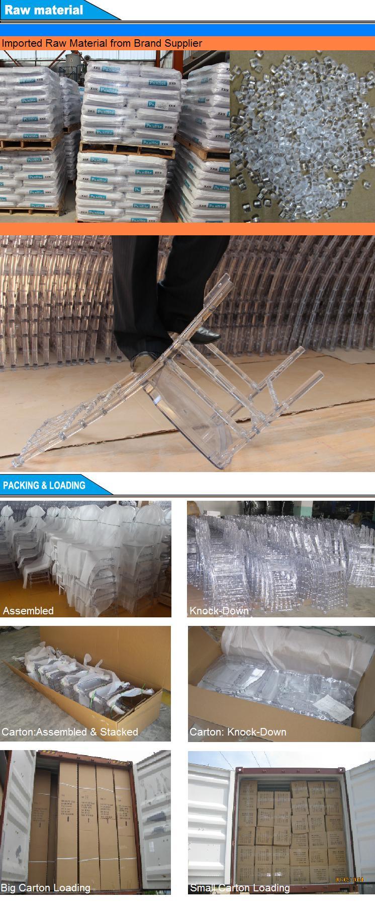 China Outdoor Acrylic Resin Chiavari Tiffany Wedding Chair