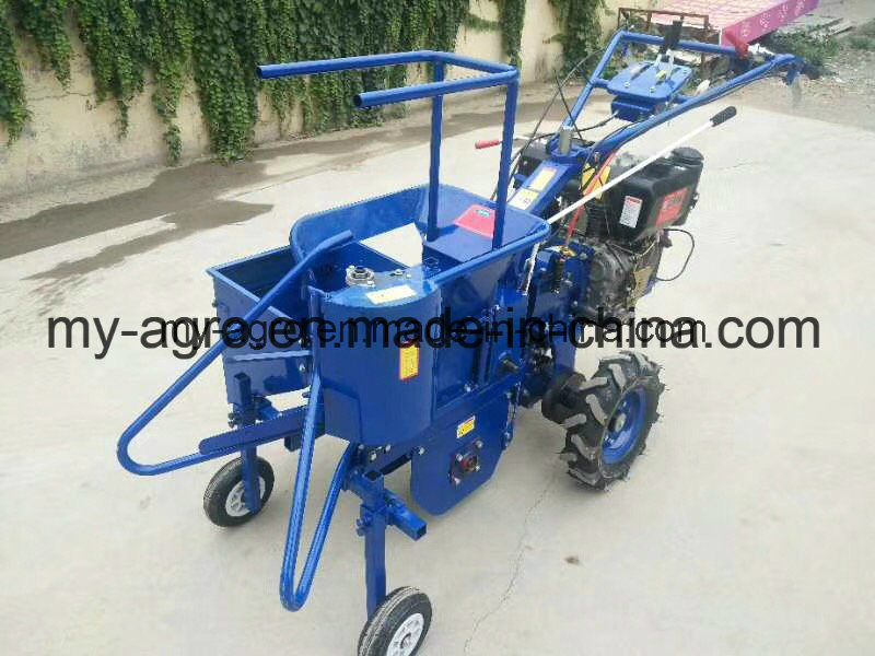 Walking Tractor Mounted Mini Corn Harvesting Maize Harvester