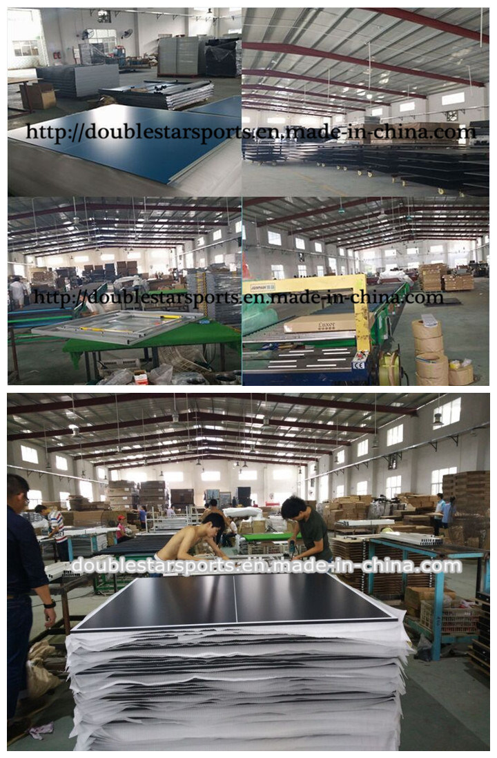 New Model Pingpong Table Tennis Table for Promotion 12mm/15mm