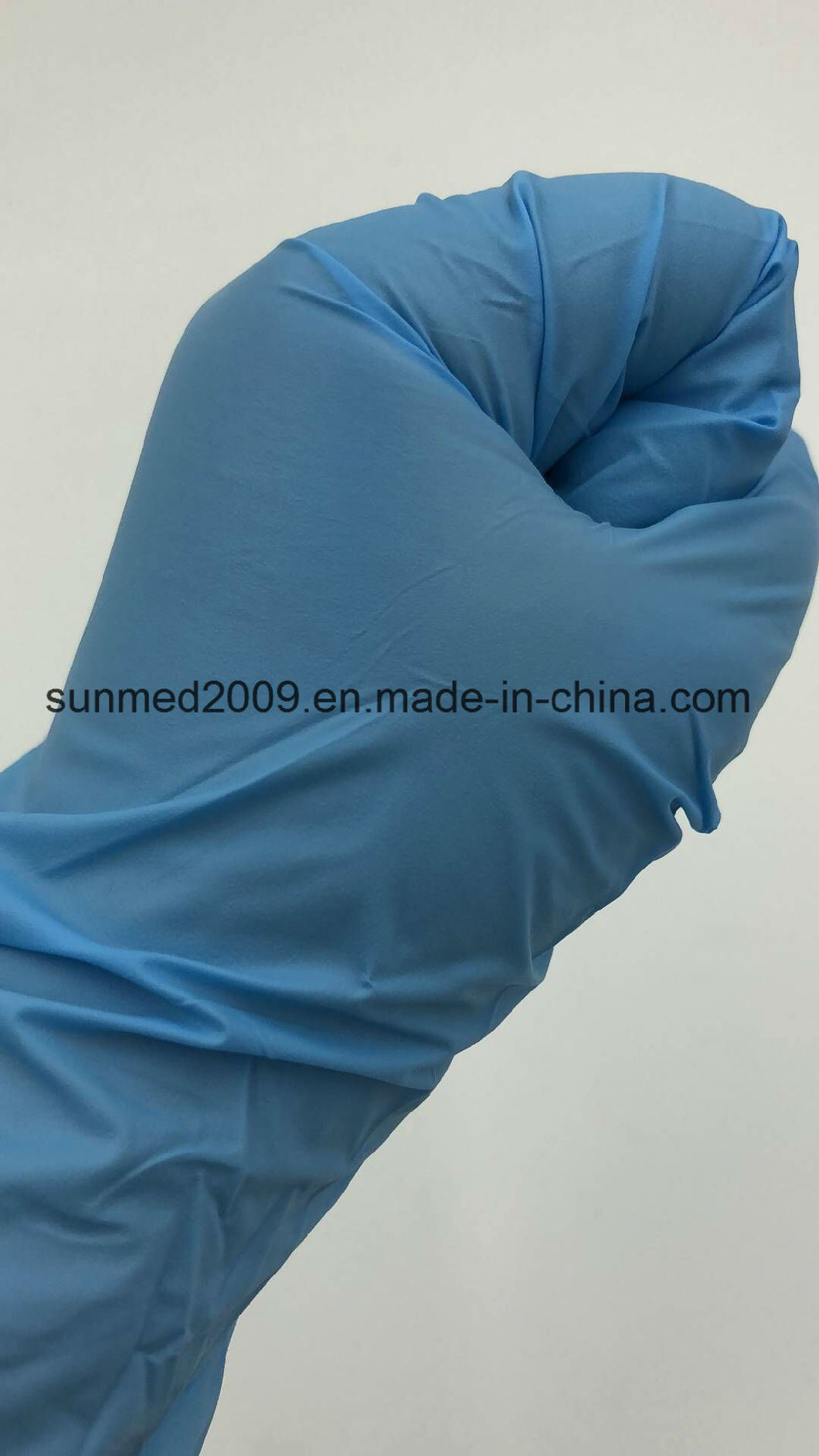 Blue Medical Vinyl Disposable Examination Glove PVC Hospital Protection