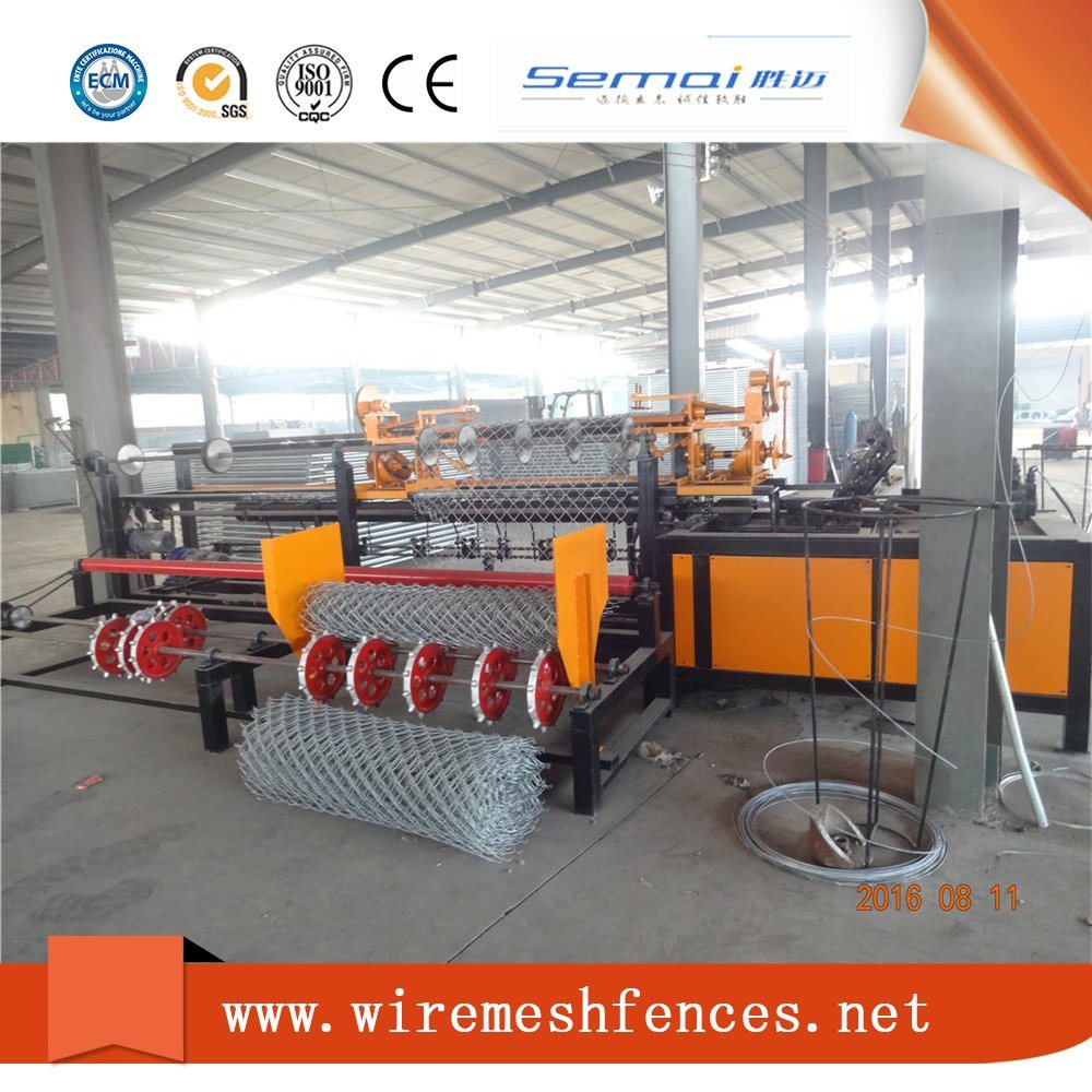 China PVC Chain Link Fencing Machine