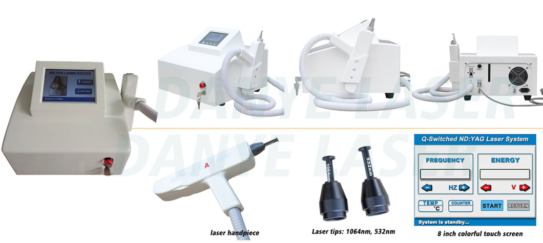 Cheap Handheld 1064-Nm ND YAG Laser Tattoo Removal Laser Machine Price in India