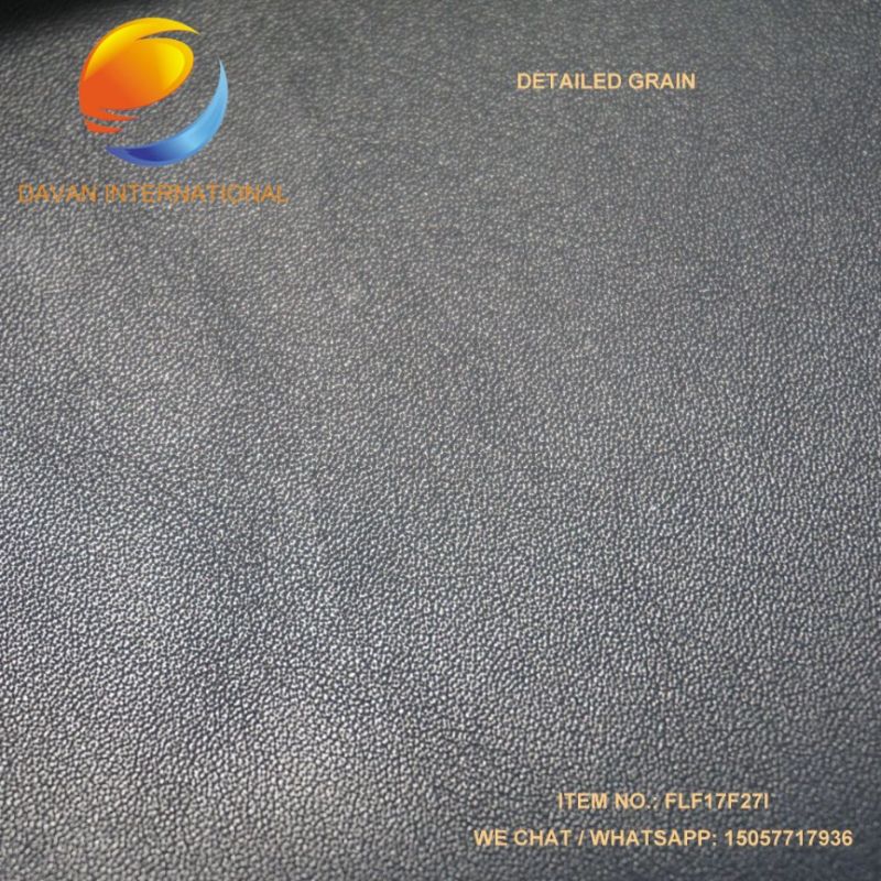 Artificial Leather in Emboss Polish Surface for Shoes Bags Furniture