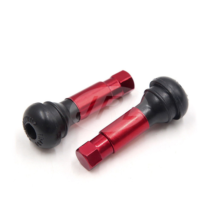 Chromed Colorful Sleeve Tire Valve Snap in Tubeless Rubber Valve