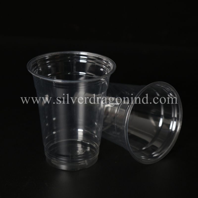 Disposable Clear Plastic Pet Cup, for Water, Milk Tea, Cold Drink