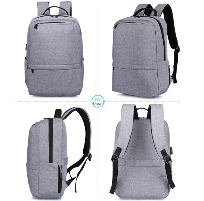 Hot Sale Nylon Canvas Laptop Backpack, USB Backpack, Laptop Backpack Bag, Shoulder Bag, School Computer Bag