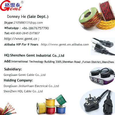 IEC Female End Type and Home Appliance Application AC Power Cords