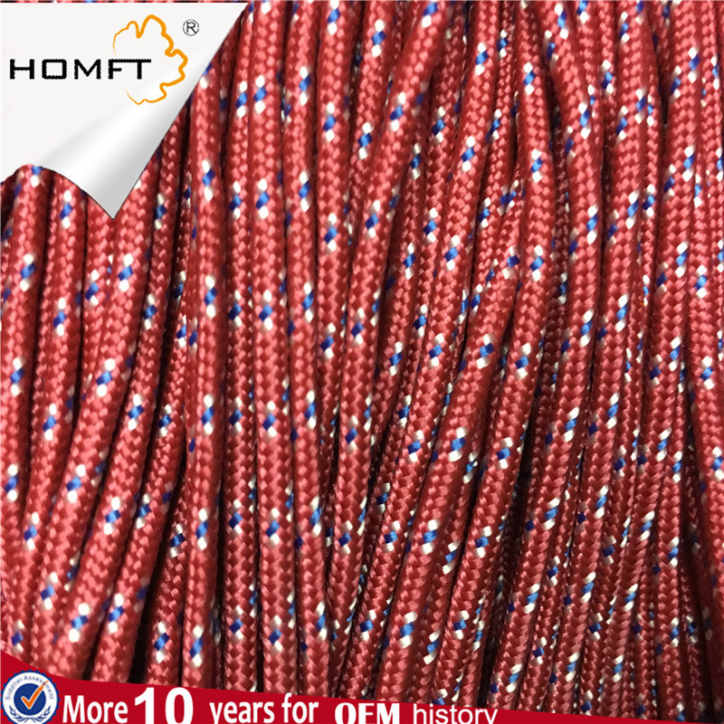 White Parachute Rope Climbing Rope Parachute Cord Climbing Fire Starters Rope for Outdoor Sports