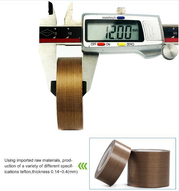 Brown Color PTFE Adhesive Tape