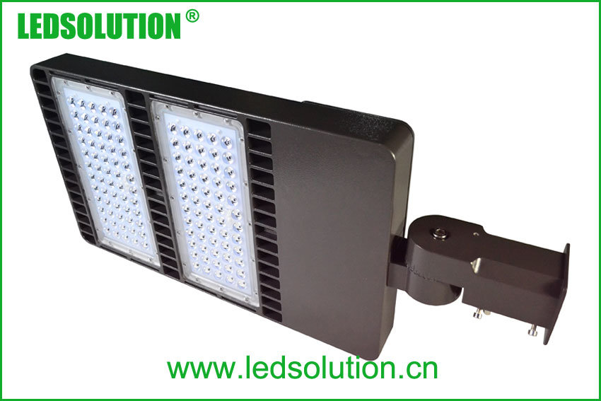 300W Super Bright Module Lens Design Shoebox LED Area Light for Parking Lot