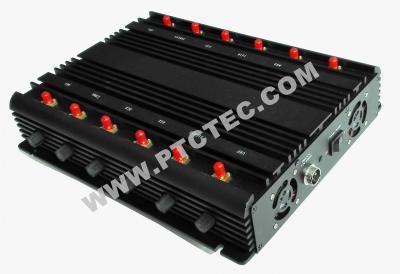 Newest Desktop High Power 14-Channel Cellphone 2g 3G 4G GSM CDMA Signal WiFi Radio Lojack Jammer, 3G 4G Cell Phone, Lojack 173MHz, RC433/315MHz GPS Jammer