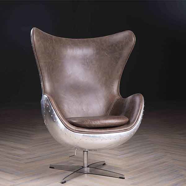 Hot Sales MID Century Modern Aluminium Egg Chair