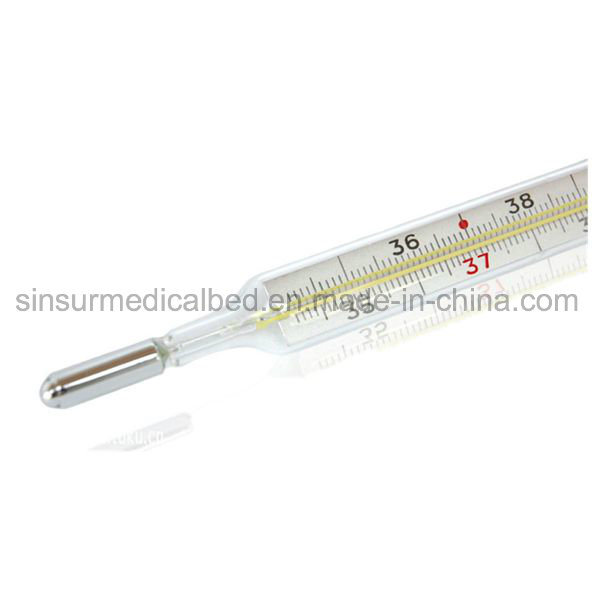 Hospital Use Glass Mercury Armpit Thermometer