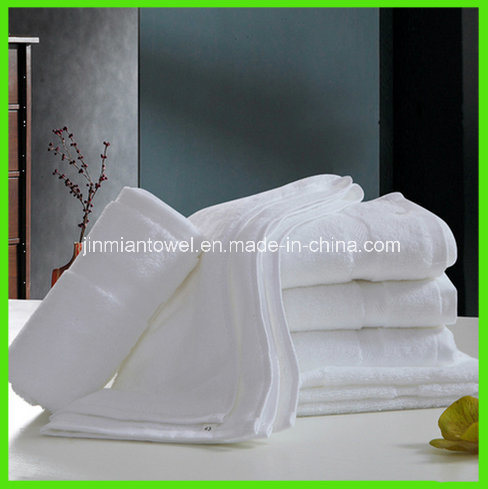 100% Cotton Plain White Terry Towel Bath Towel