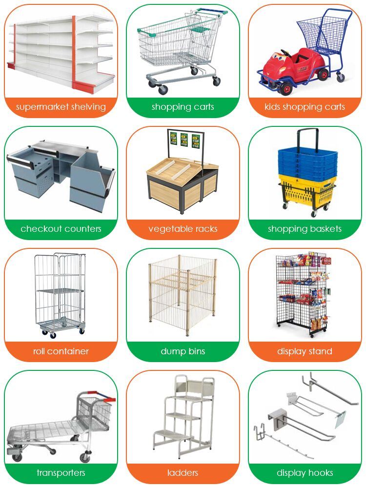 One Stop Retail Solution Supermarket Equipment for All Customers