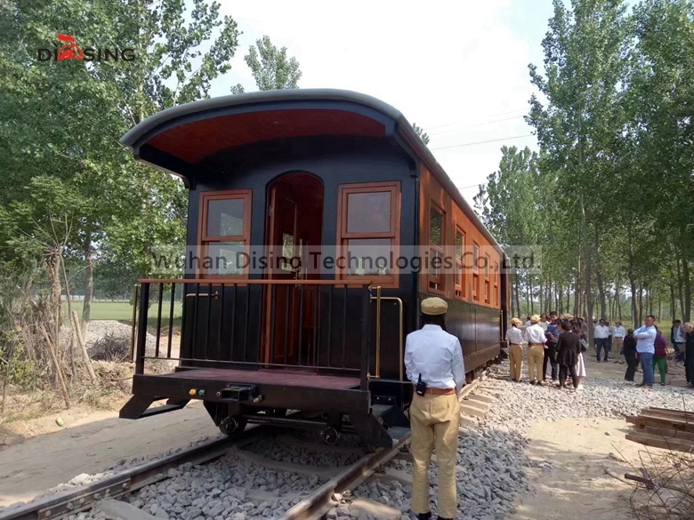 Tourist Scenic Zone Customized Track Mini Train 200 Seats Powered by Diesel