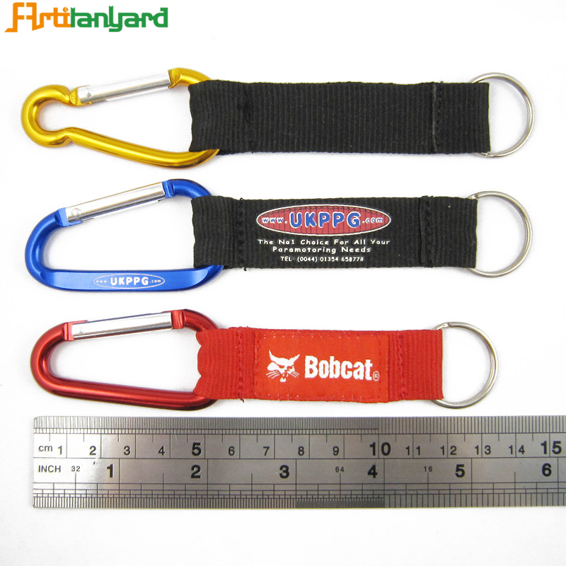 Customer Design Promotion Carabiner Lanyard Strap