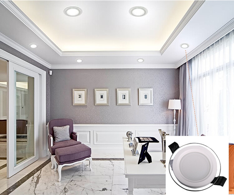 10W Glass Square LED Panel Downlight