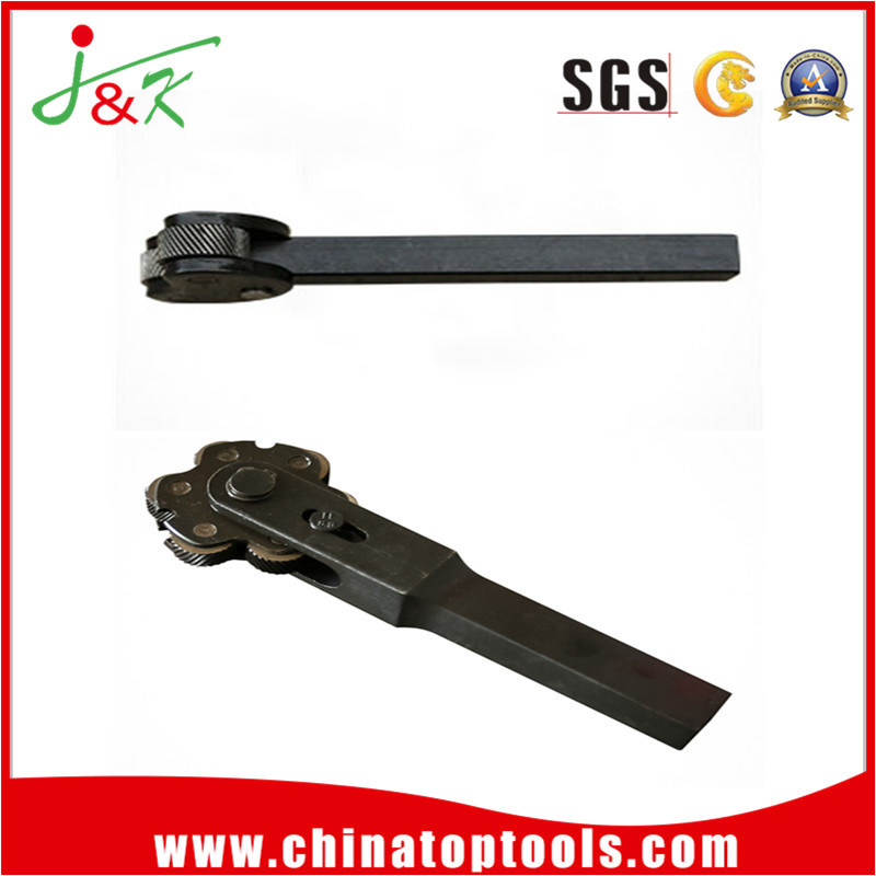 Selling Adjustable Double Knurling Tool/Knurls with Self-Adjusting Pivot Head