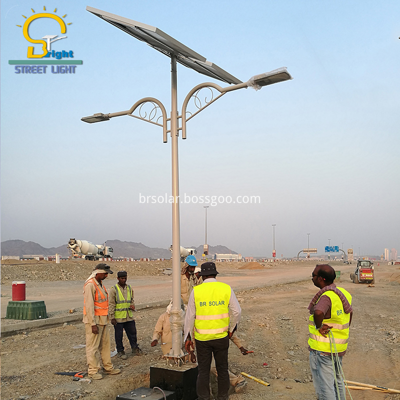 two arms solar street light two arms solar street light