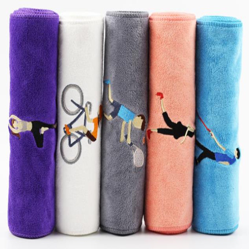 Embroidery Logo Sports Towels Made of Microfiber Towels