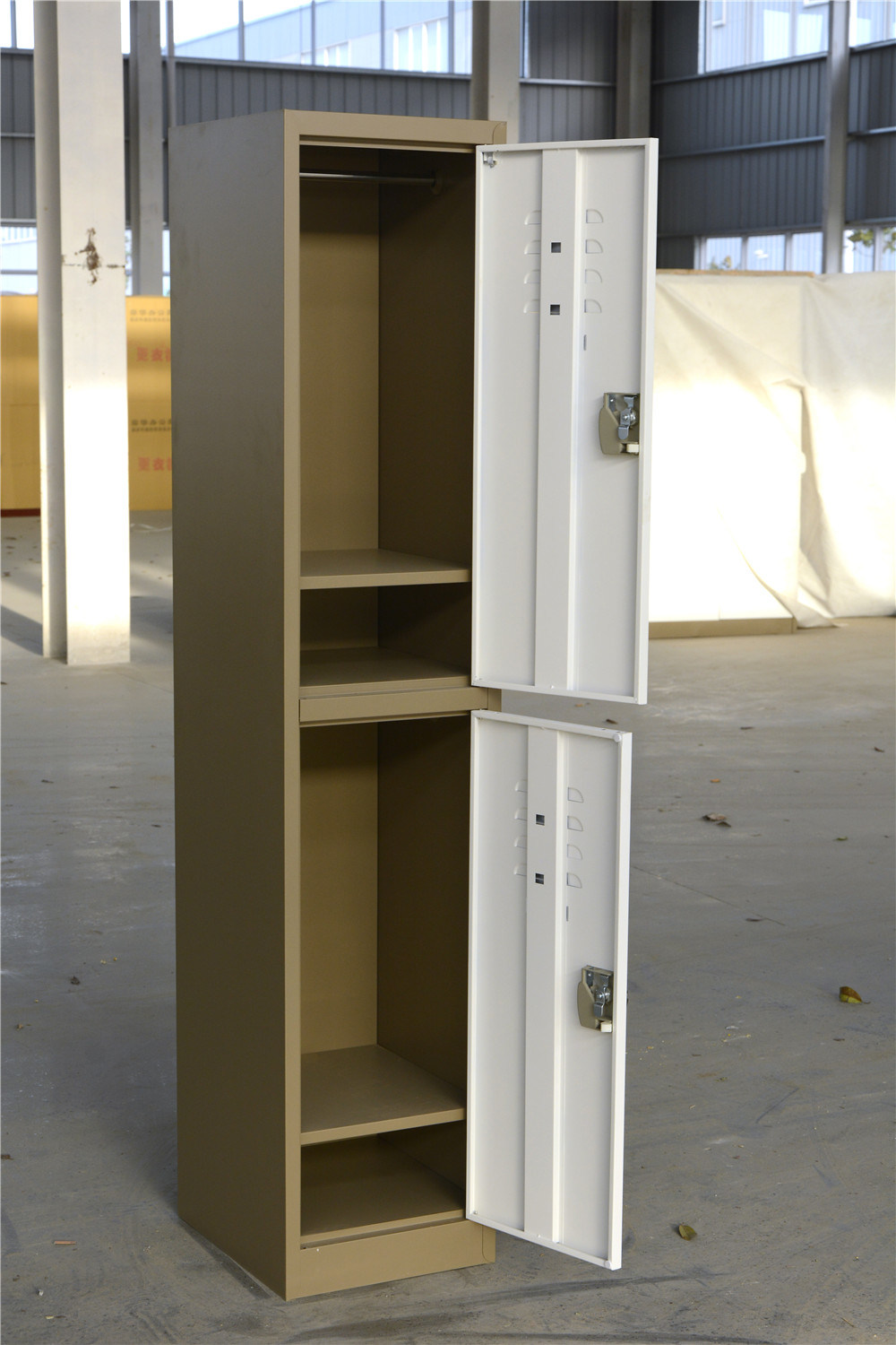 Clothing Storage Single 2 Door Metal Locker