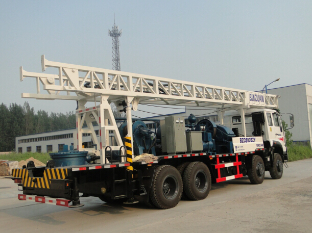 Drilling Depth 600m Truck Mounted Rotary Water Well Drilling Rigs