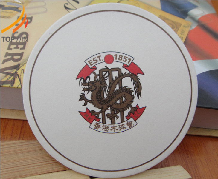 OEM Absorbent Paper Coaster, Cup Mat