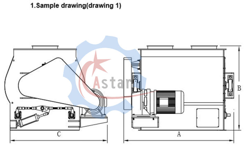 500kg Per Batch Poultry Feed Mixer for Sale