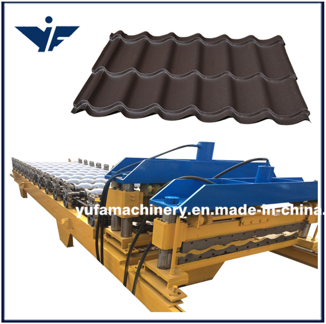 High Quality Step Tile Roofing Sheet Roll Forming Machine