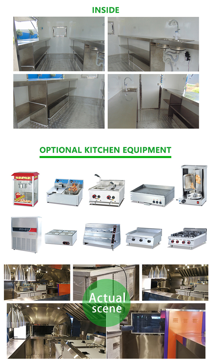 Stainless Steel Small Food Cater Van