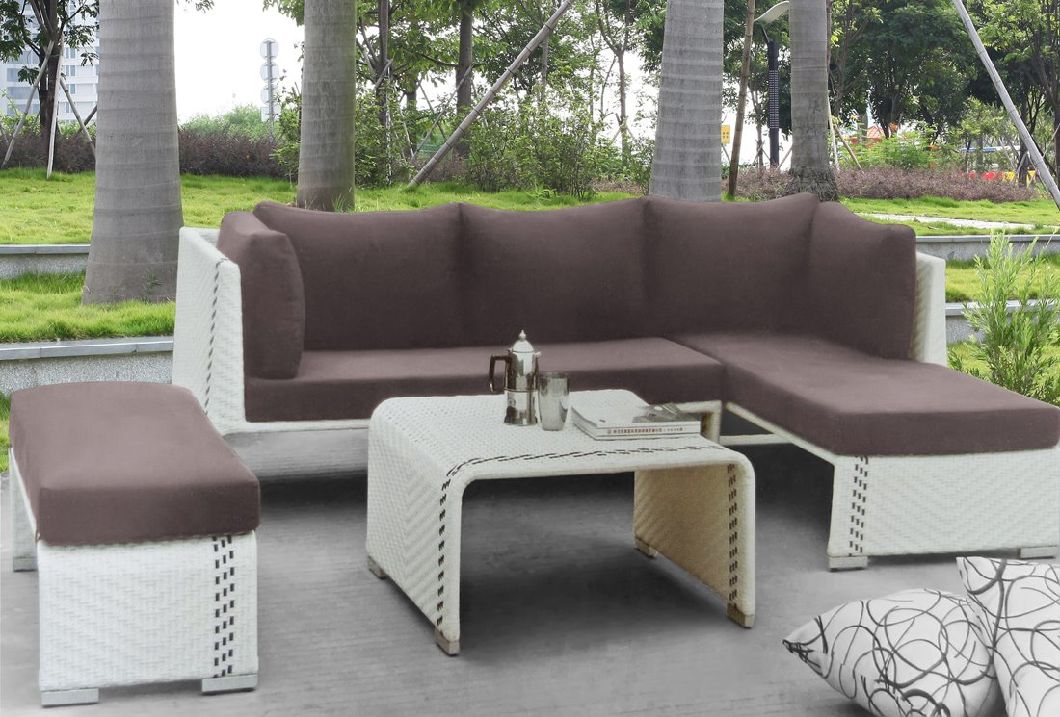 Rattan Effect Daytona Used Outdoor Sofas (TG-061)