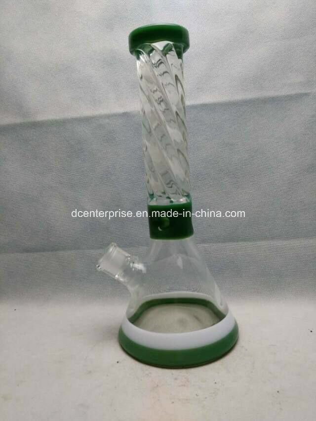 Glass Water Pipe 13.8inch Twsity Beaker Smoking Pipe