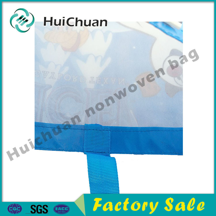 Promotional Custom Logo Printed Non Woven Carry Bag for Gift