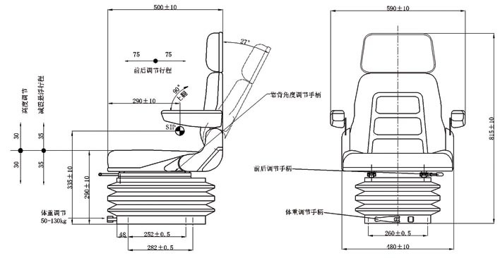 Driver Seats of Construction & Engineering Machinery Vehicles