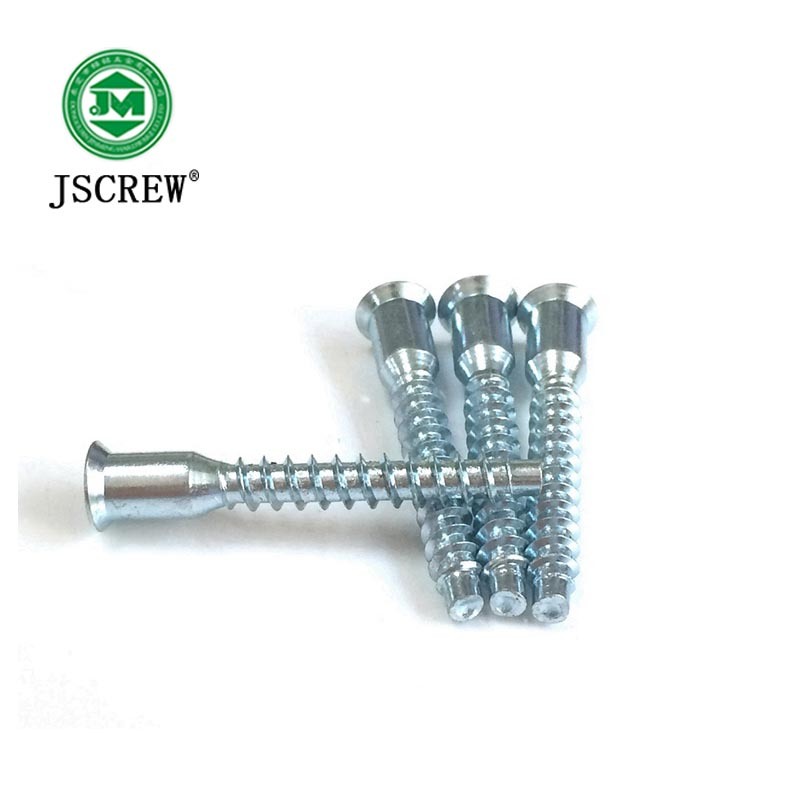 Galvanized Hex Socket Flat Head Confirmat Furniture Screws