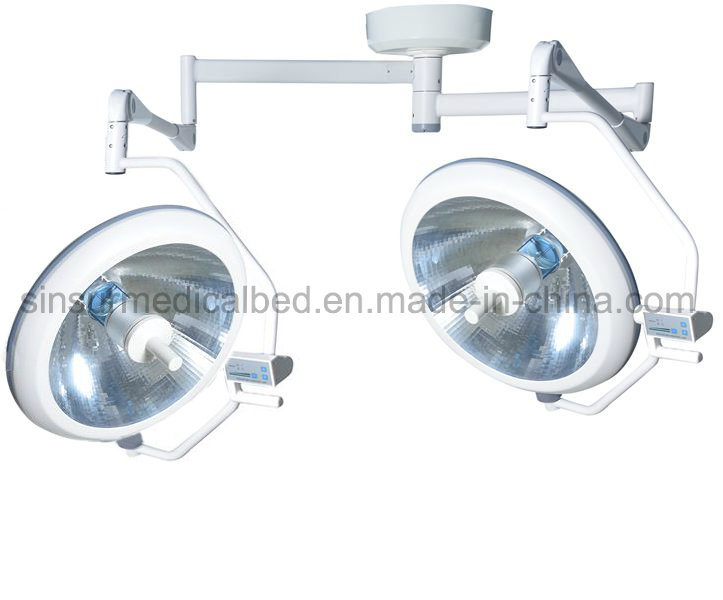 Hospital Equipment Cold Light 2heads Shadowless Ceiling Type Operating Lamp