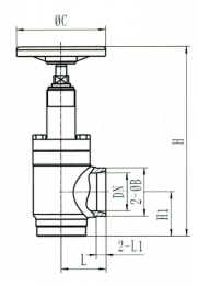 Welded Ammonia Globe Valve with Angle Type